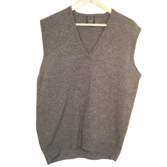 Vintage Other - St.Michael Grey Knit Vest 95% Lambs Wool 56 EUR